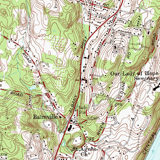Topographic Map of Kingdom Life Church International, NY
