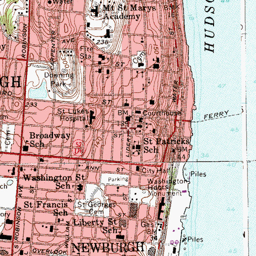 Topographic Map of Life Restoration Church, NY