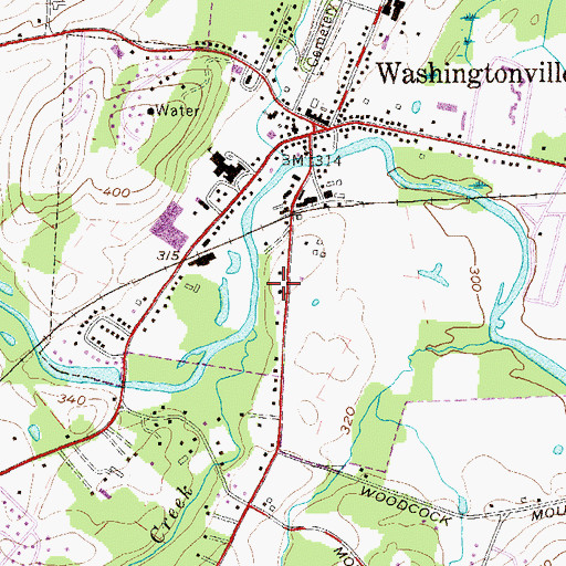 Topographic Map of Bethany Presbyterian Church, NY
