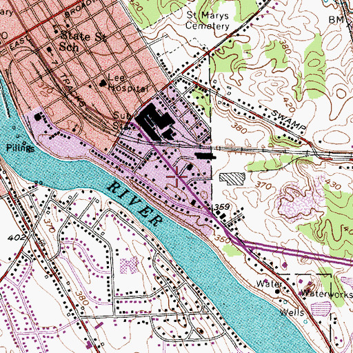 Topographic Map of Believer's Chapel of Fulton, NY