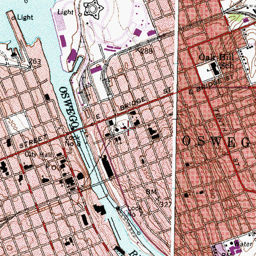 Topographic Map of Congregation Adath Israel, NY
