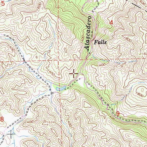 Topographic Map of Hale Creek, CA