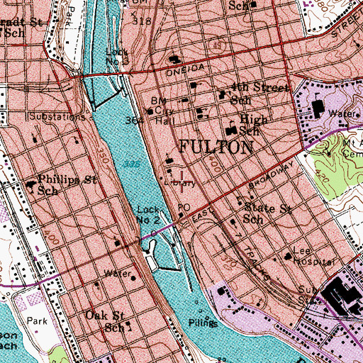 Topographic Map of Reformed Presbyterian Church of North America, NY