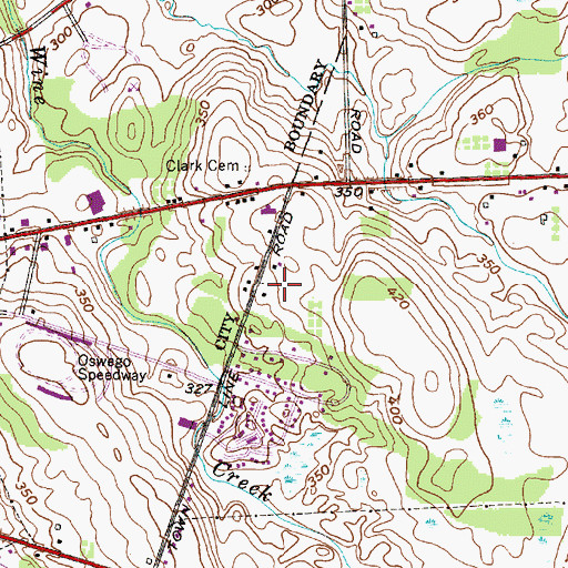 Topographic Map of Reformed Presbyterian Church of Oswego, NY