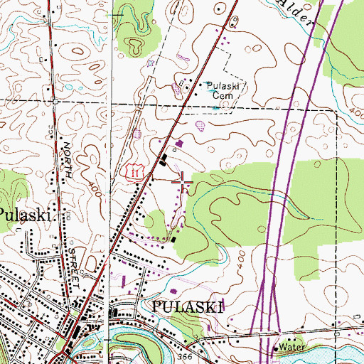 Topographic Map of The Church of Jesus Christ of Latter Day Saints, NY