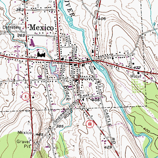 Topographic Map of More Light Presbyterian Church, NY