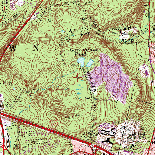 Topographic Map of Community Bible Church, NY