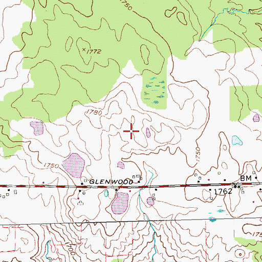 Topographic Map of Holland Hills Country Club, NY