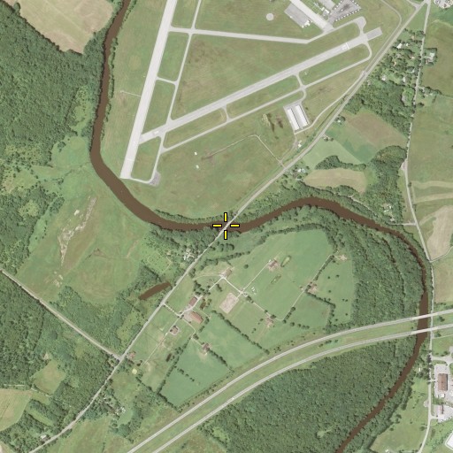 Aerial/Satellite Image of Wallkill River Bridge, NY