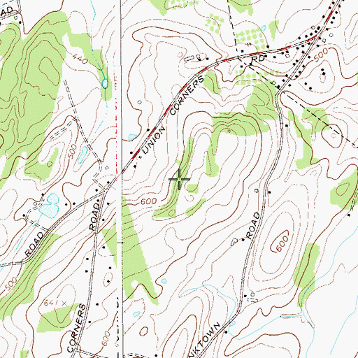Topographic Map of Black Bear Campground, NY