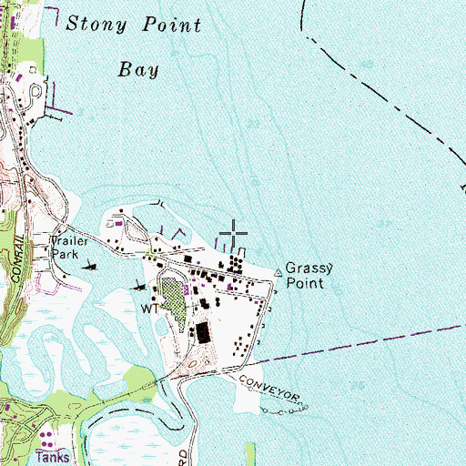 Topographic Map of Penny Bridge Marina, NY