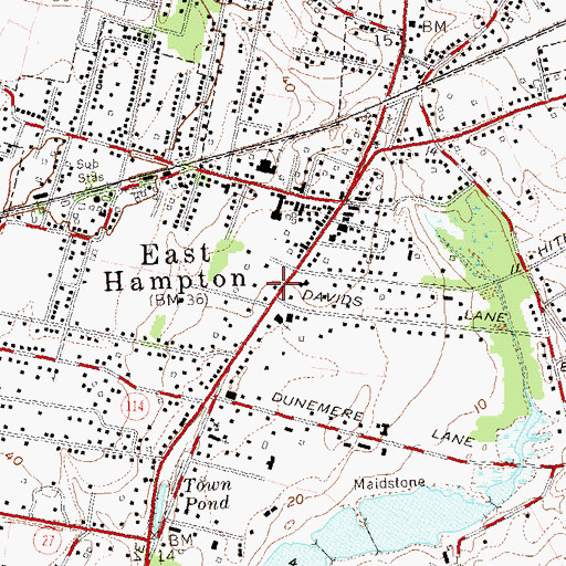 Topographic Map of Osborn - Jackson House Museum, NY