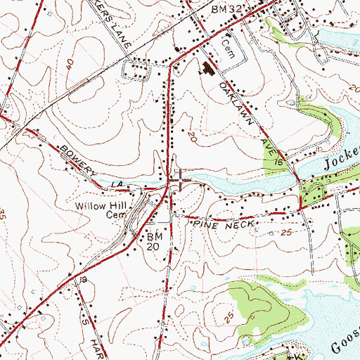 Topographic Map of Southold Marine Center, NY