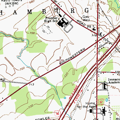 Topographic Map of Autumn View Health Care Facility, NY