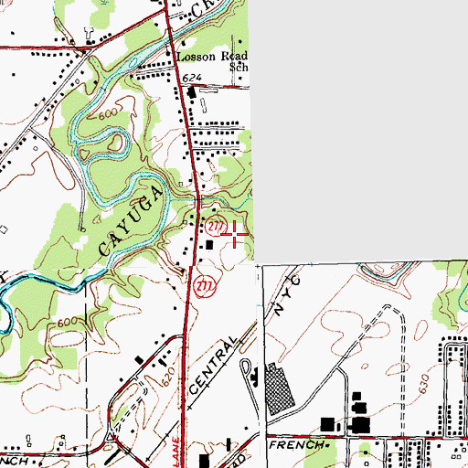 Topographic Map of Garden Gate Health Care Facility, NY