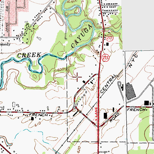 Topographic Map of Glenwell Assisted Living Facility, NY