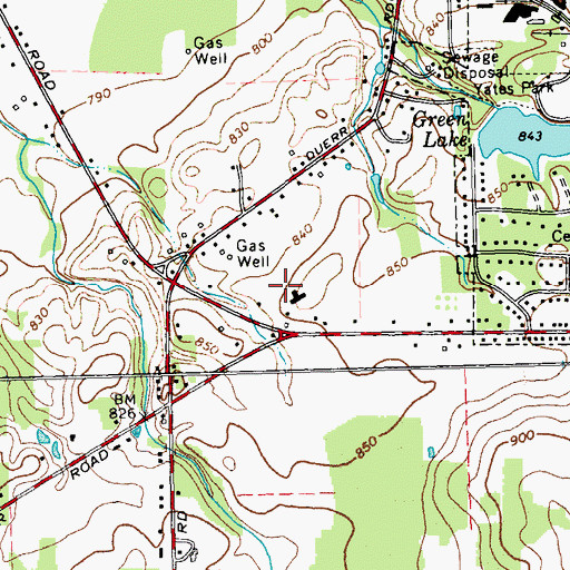 Topographic Map of Absolut Care Center for Nursing and Rehabilitation at Orchard Park, NY