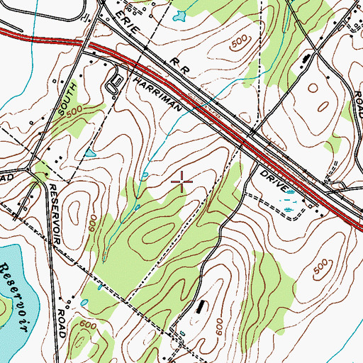 Topographic Map of Glen Arden Nursing Home, NY