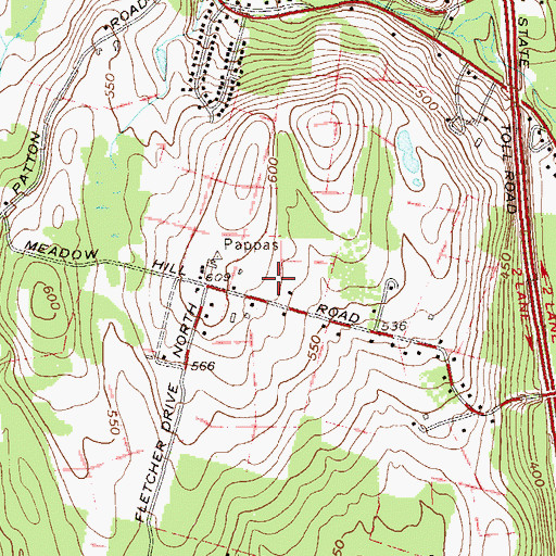 Topographic Map of Elant at Newburgh, NY