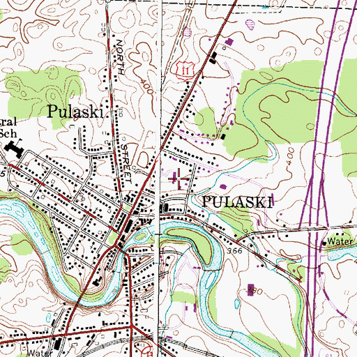 Topographic Map of Adirondack Manor Assisted Living Facility, NY