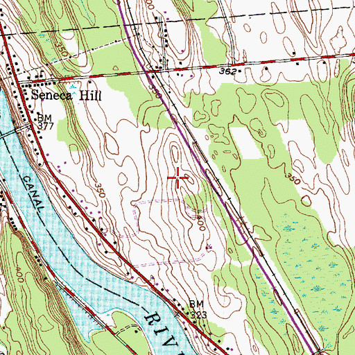 Topographic Map of Seneca Hill Manor Nursing Home, NY