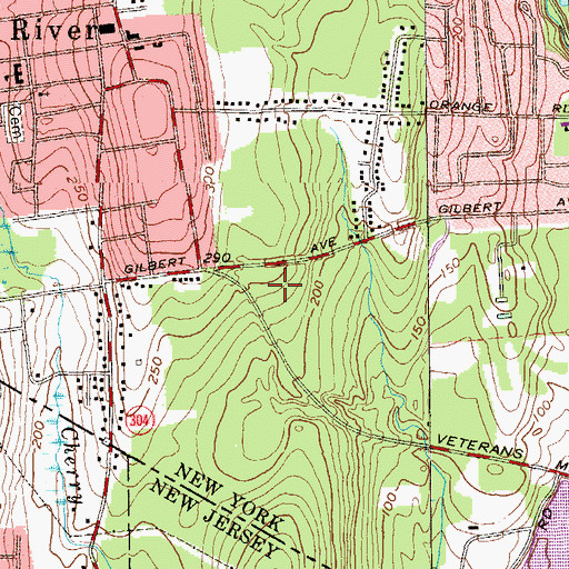 Topographic Map of Promenade at Blue Hill Assisted Living Center, NY