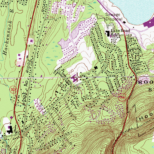 Topographic Map of Tolstoy Foundation Rehabilitation and Nursing Center, NY
