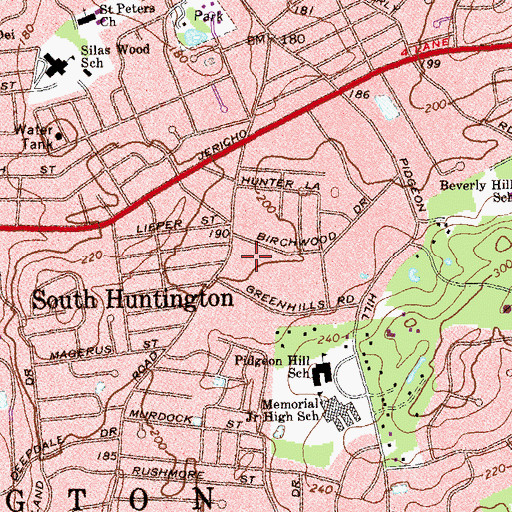 Topographic Map of Apex Rehabilitation and Care Center, NY