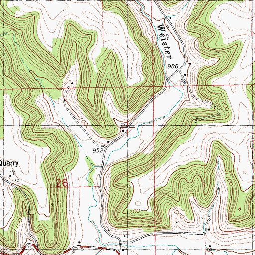 Topographic Map of Sunbeam Special School, WI