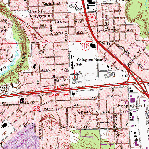 Topographic Map of Technology Charter School, WI