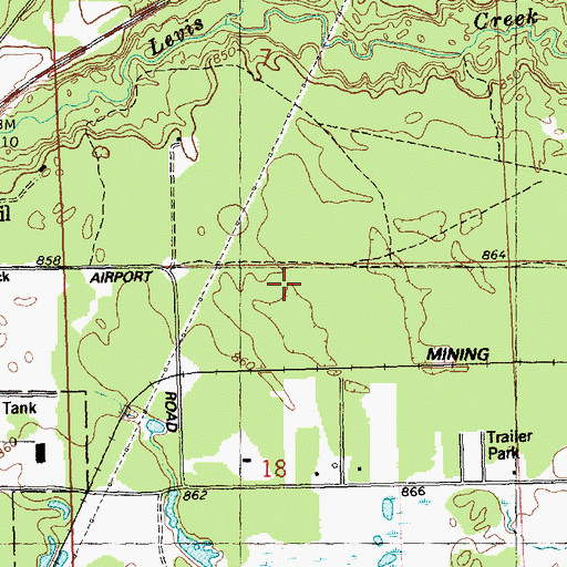 Topographic Map of Jackson Correctional Institution School, WI