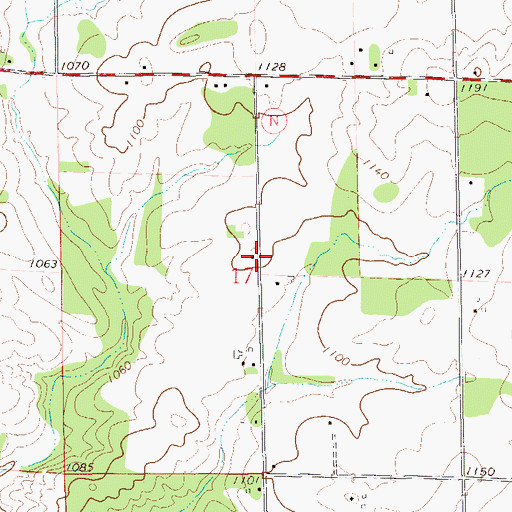 Topographic Map of Peniel Christian School, WI
