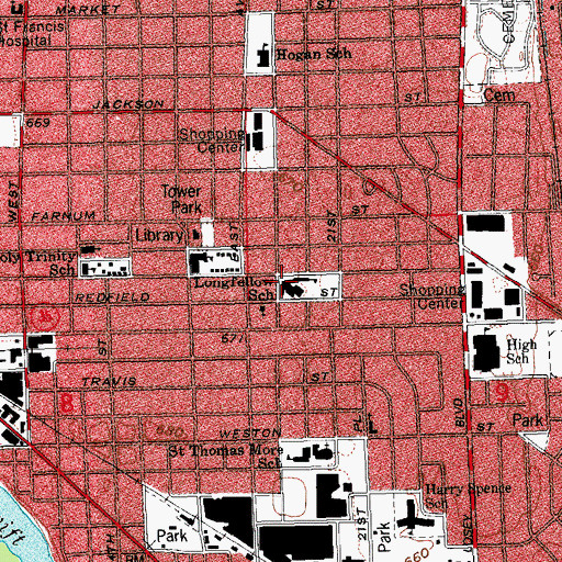 Topographic Map of School of Technology and Arts II, WI