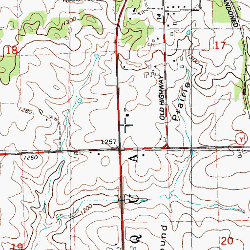 Topographic Map of Cornerstone Christian Academy, WI