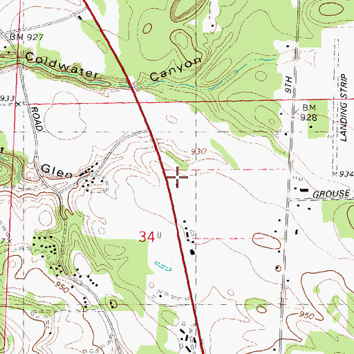 Topographic Map of Dells Christian Academy, WI