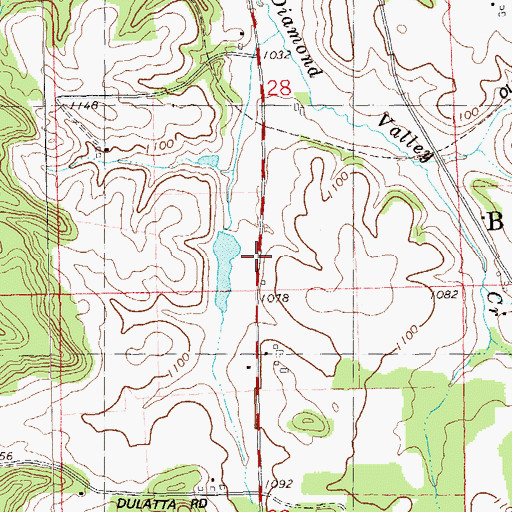 Topographic Map of Amish School 5, WI
