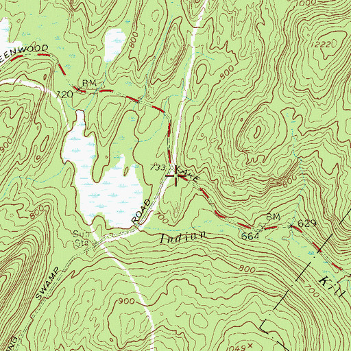Topographic Map of Sterling Forest Volunteer Fire Company Number 2, NY
