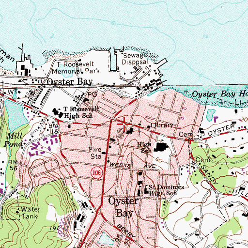 Topographic Map of Atlantic Steamer Fire Company 1, NY