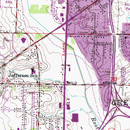 Topographic Map of Advanced Institute of Hair Design, WI