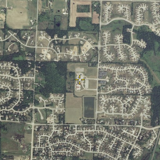 Aerial/Satellite Image of Woodside Elementary School, WI