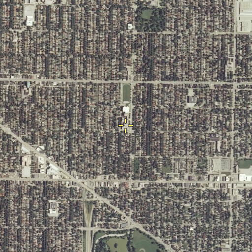 Aerial/Satellite Image of Washington High School Information Technology, WI