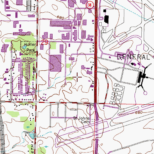 Topographic Map of Aurora Saint Luke's Medical Center School of Diagnostic Medical Sonography, WI