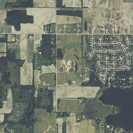 Aerial/Satellite Image of Lake Denoon Middle School, WI