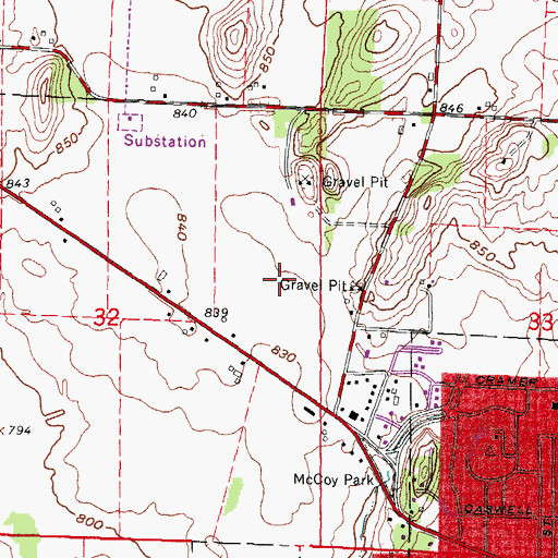 Topographic Map of Jedi Virtual High School, WI