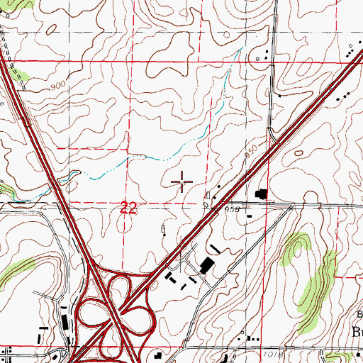 Topographic Map of Herzing College, WI