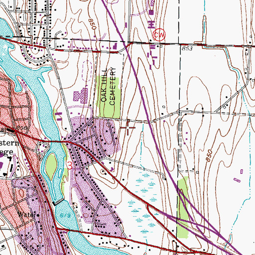 Topographic Map of Good Shepherd Lutheran School, WI