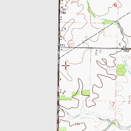 Topographic Map of Appleton North High School, WI