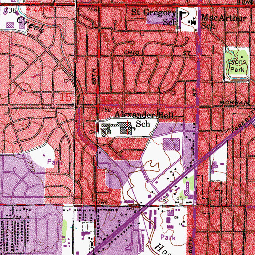 Topographic Map of Milwaukee Learning Lab and Institute, WI