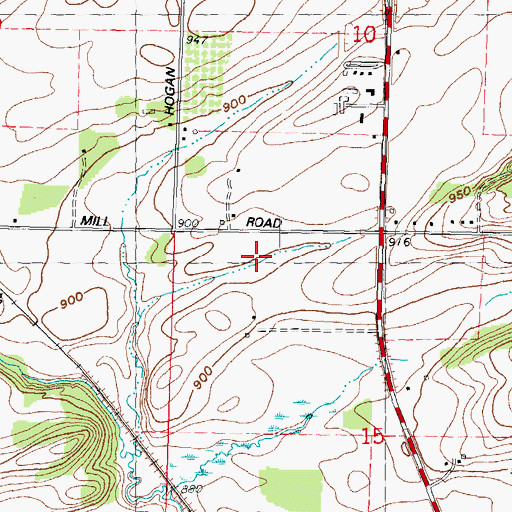 Topographic Map of Arboretum Elementary School, WI