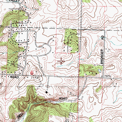 Topographic Map of Sunset Ridge Elementary School, WI